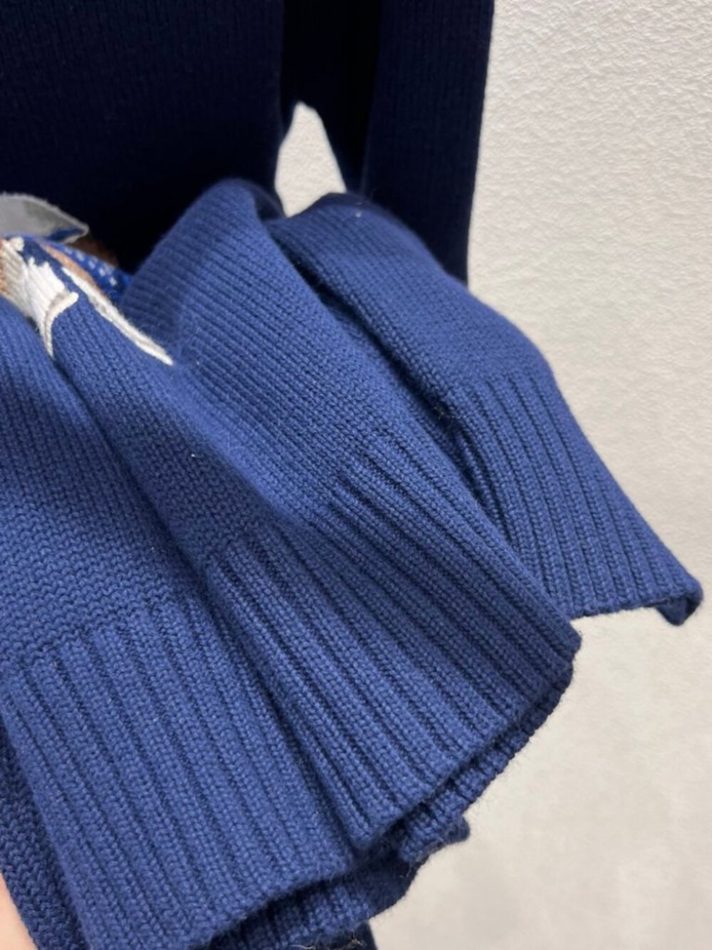 Polo Ralph Lauren Navy Golf Bear Crewneck Knit Sweater - Picture 5 of 8